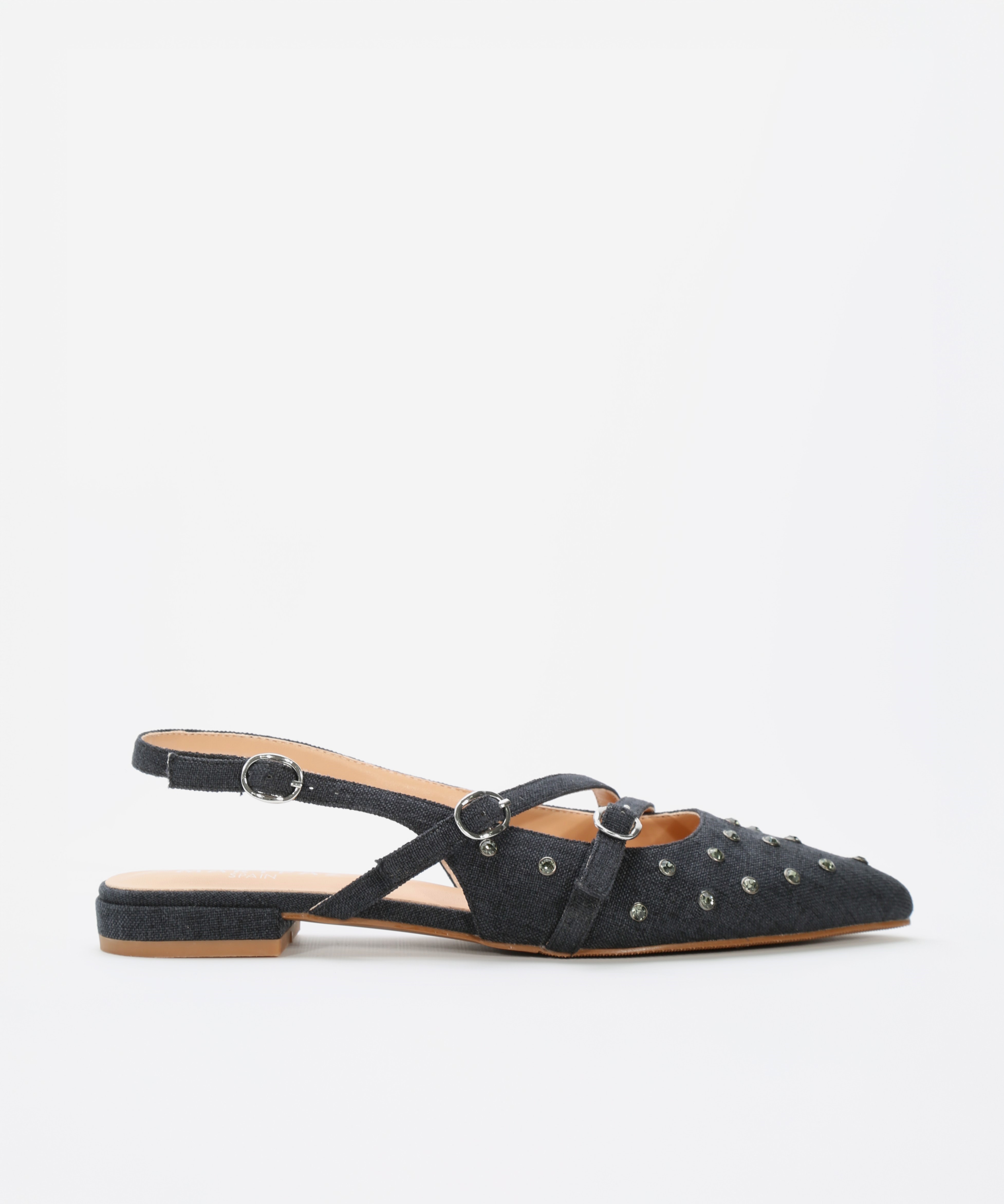 Sapato aberto atr&aacute;s cristal image number null